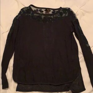 Free people long sleeve knit top